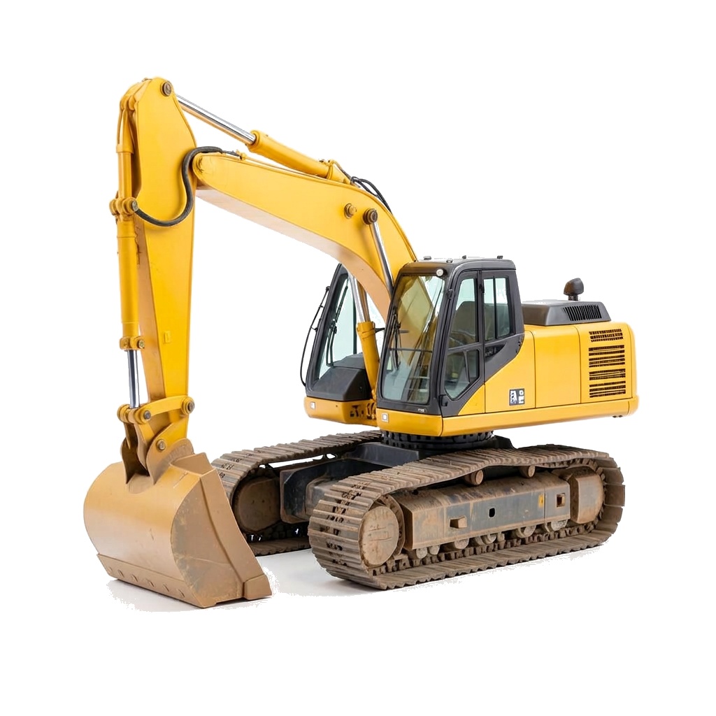 Tracked excavator plant machinery